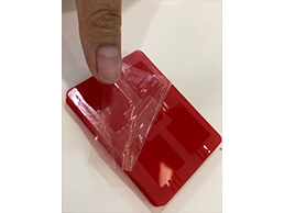 Temporary protective films for plastic parts and surfaces