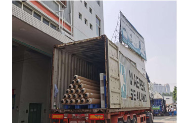 Container Loading of PE Protective Films For Our Client In India at NB Company